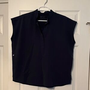 Figs Dark Harbour (Navy) Rafaela Scrub Top